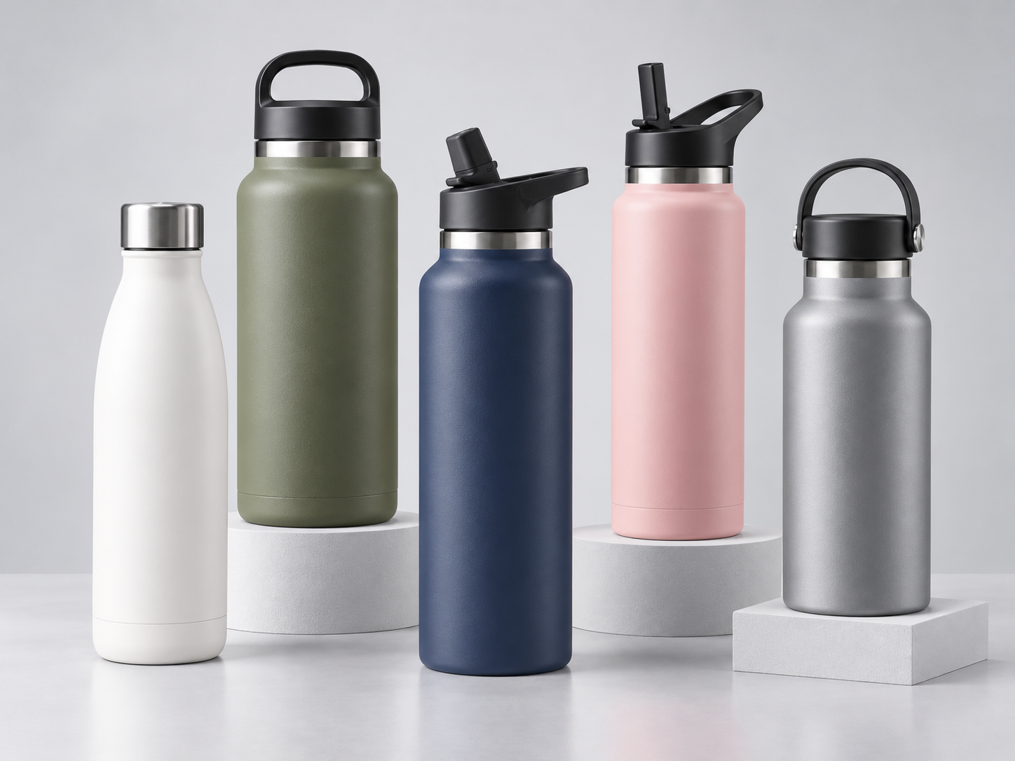 Insulated stainless steel bottle range